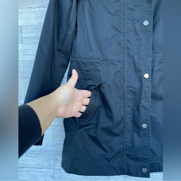 Hunter Original Cotton Smock Water Resistant Long Sleeve Hooded Rain Jacket XXS - Picture 5 of 12